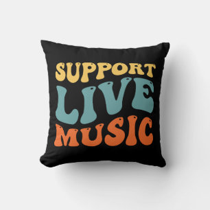 Support Live Music Cushion
