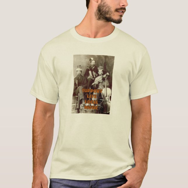 Support Live Music T-Shirt (Front)
