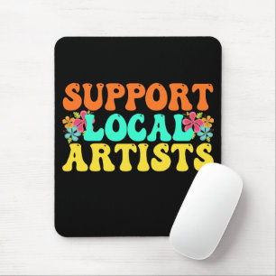 Support Local Artists For Music Lover Mouse Mat