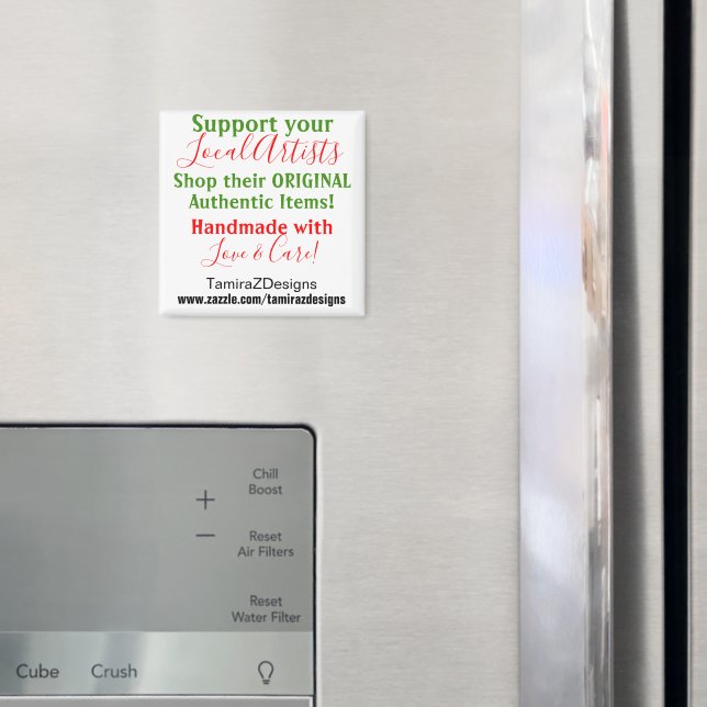 Support Local Artists Red Green EDIT DETAILS Magnet (In Situ (Fridge))