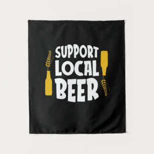 Support Local Beer Tapestry