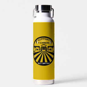 Support Local British Farm Produce Water Bottle