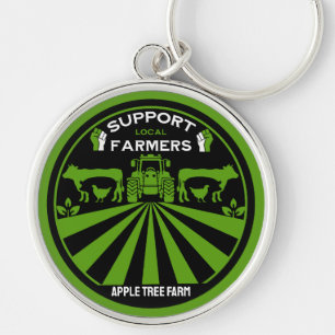Support Local Farm Produce Key Ring