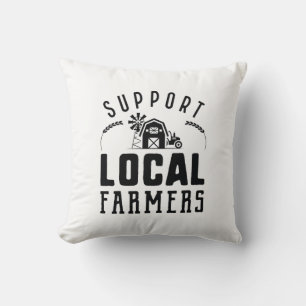 Support Local Farmers Cushion