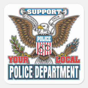 Support Local Police Square Sticker