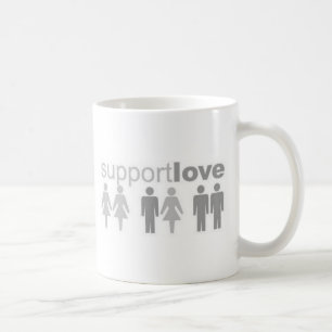 support-love coffee mug