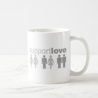 support-love coffee mug
