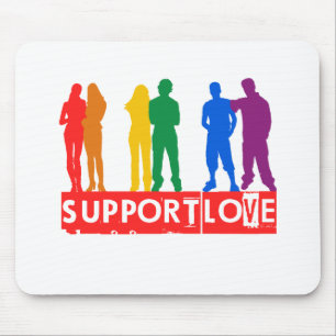 Support Love Mouse Mat