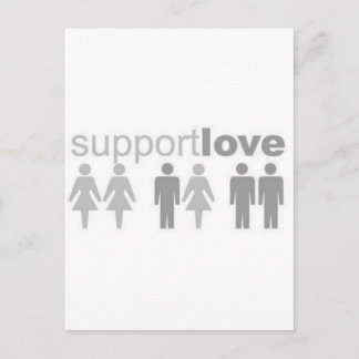 support-love postcard