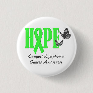 Support Lymphoma  Cancer Awareness 3 Cm Round Badge