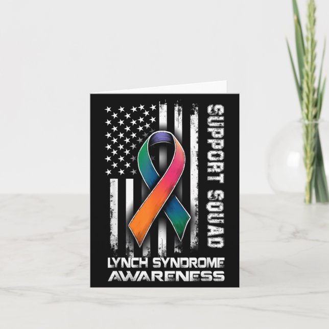 Support Lynch Syndrome Squad Awareness Meme Card (Front)