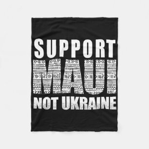 Support Maui Not Ukraine Fleece Blanket