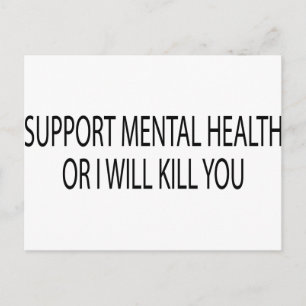 Support Mental Health Postcard