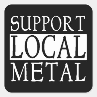 Support Metal Sticker