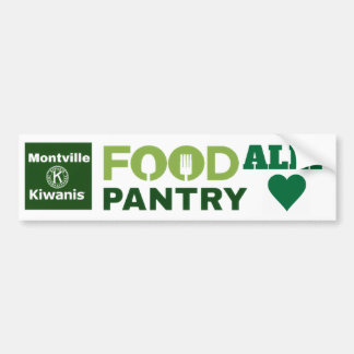 Support Montville Kiwanis Food Pantry Bumper Sticker