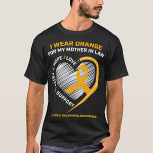 Support Mother In Law MS Gifts Multiple Premium T-Shirt