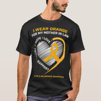 Support Mother In Law MS Gifts Multiple Premium T-Shirt
