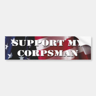 Support My Corpsman Bumper Sticker