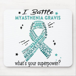 Support Myasthenia Gravis Warrior Gifts Mouse Mat
