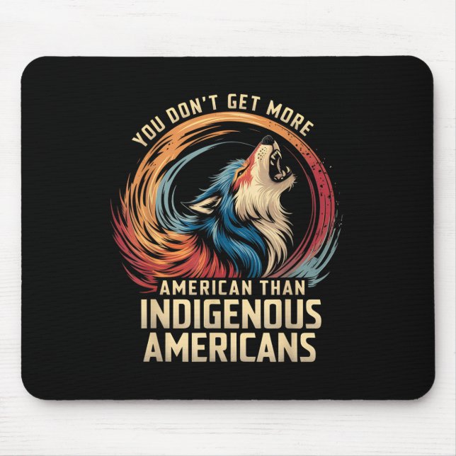 Support Native Americans Against Trump _1  Mouse Mat (Front)