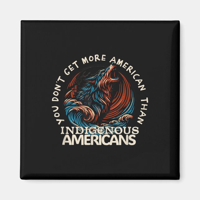 Support Native Americans Against Trump _2  Magnet (Front)
