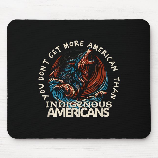 Support Native Americans Against Trump  Mouse Mat (Front)