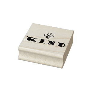 Support Nature - Be "Bee" Kind Rubber Stamp