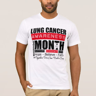Support November Lung Cancer Awareness Month T-Shirt
