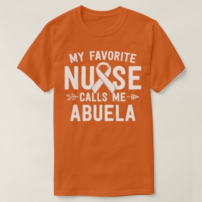 Support Nurses Shirt Student Favourite Nurse Call  (Design Front)