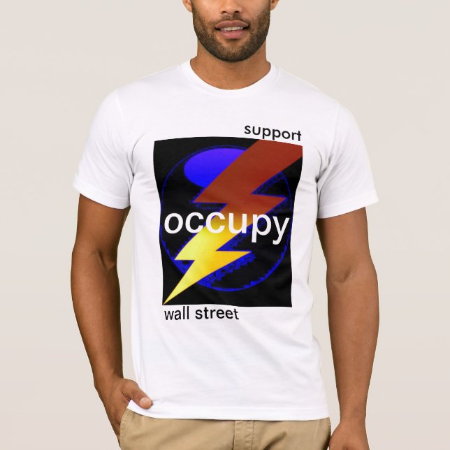 support occupy wall street T-Shirt (Front)