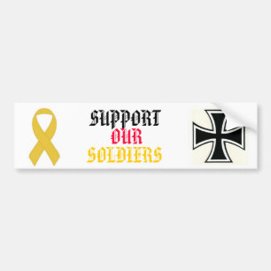 SUPPORT OUR SOLDIERS BUMPER STICKER