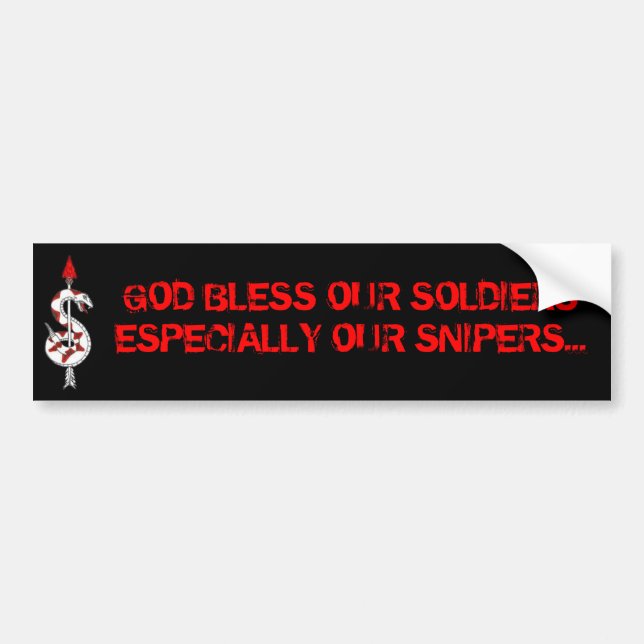 Support our Troops Bumper Sticker (Front)