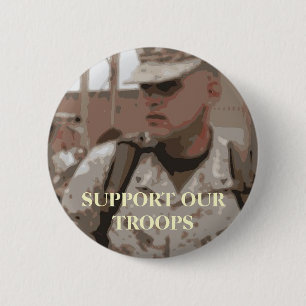 Support Our Troops Button