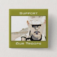 Support Our Troops Button