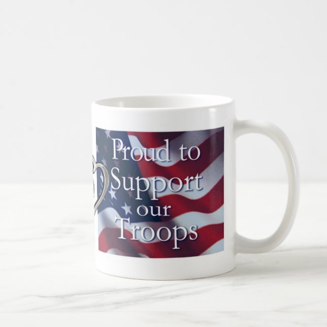 Support Our Troops Coffee Mug (Right)