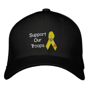 Support Our Troops Embroidered Hat