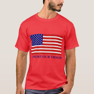 Support Our Troops Flag Mens T-shirt