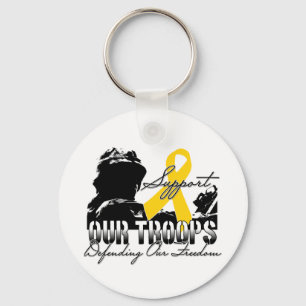 Support Our Troops Key Ring