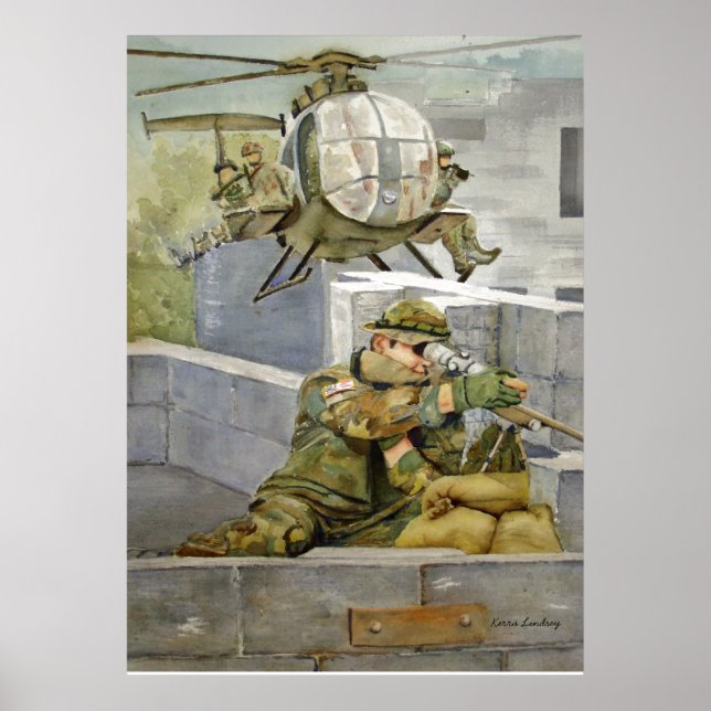 Support Our Troops Military Poster Special Forces (Front)