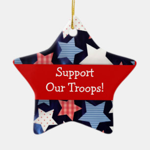 Support Our Troops Ornament