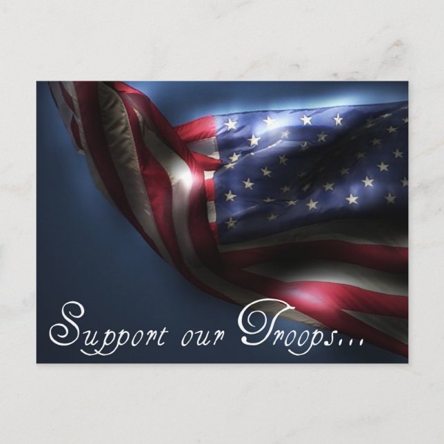 Support our Troops... Postcard (Front)