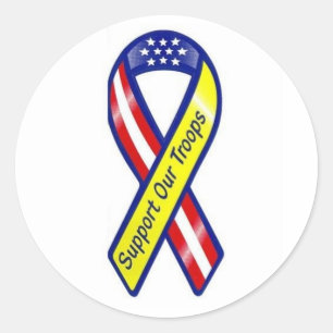 support our troops sticker