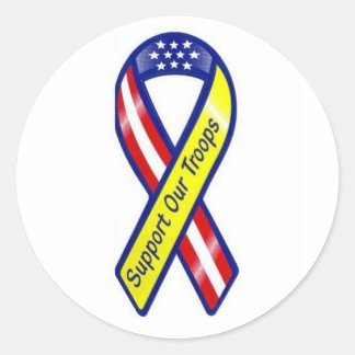 support our troops sticker