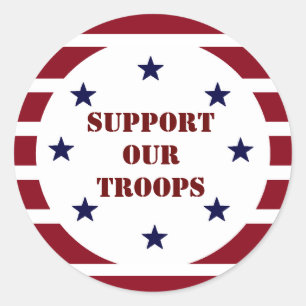 SUPPORT OUR TROOPS STICKERS