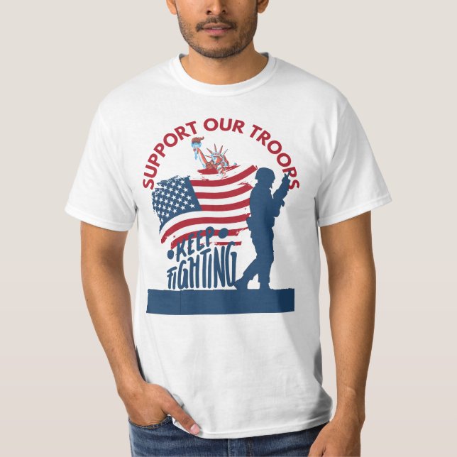 Support Our Troops T-Shirt (Front)