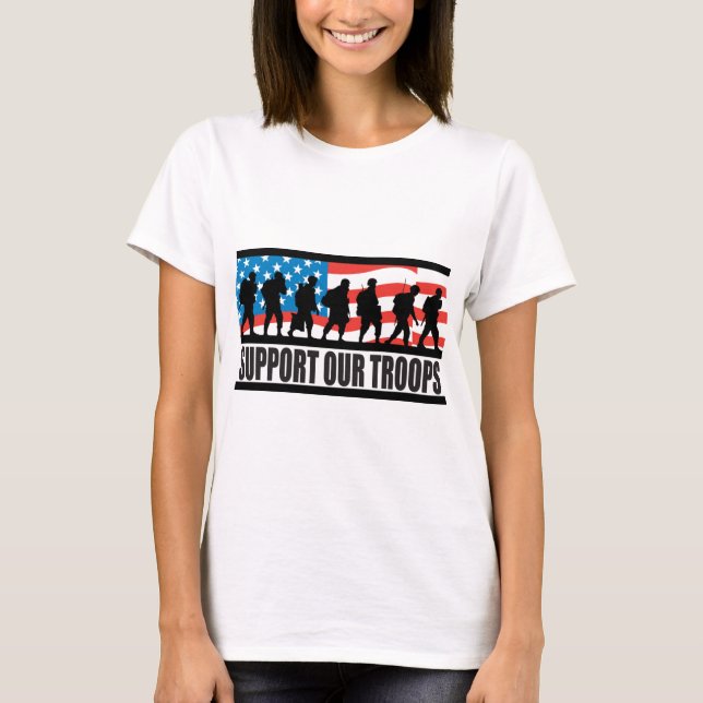 Support Our Troops T-Shirt (Front)