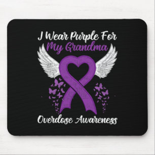 Support Overdose Awareness Month Costume Grandma G Mouse Mat