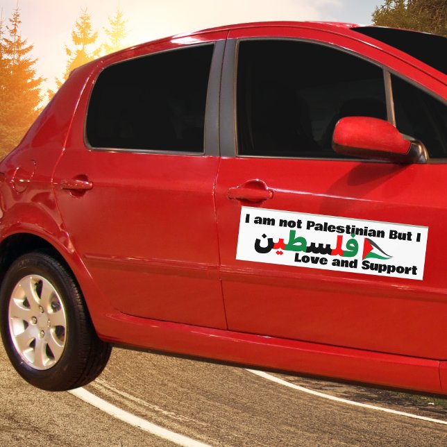 Support Palestine Bumper Sticker (Creator Uploaded)