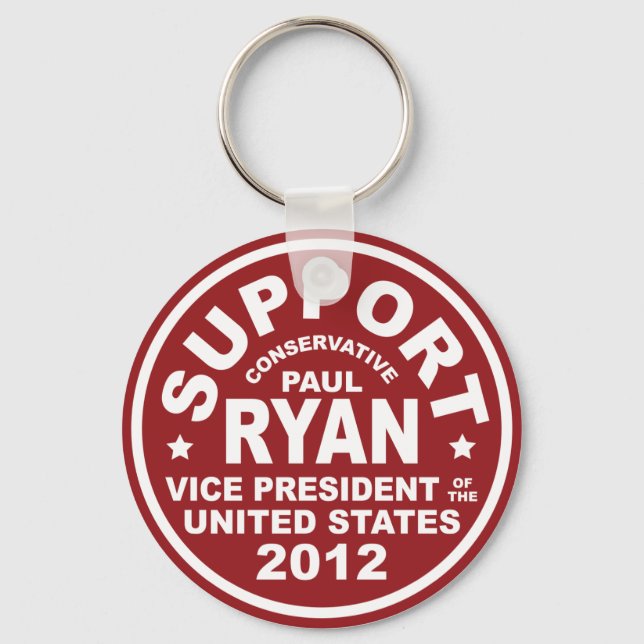 Support Paul Ryan Vice President Seal Key Ring (Front)