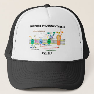 Support Photosynthesis Exhale (Environmental) Trucker Hat